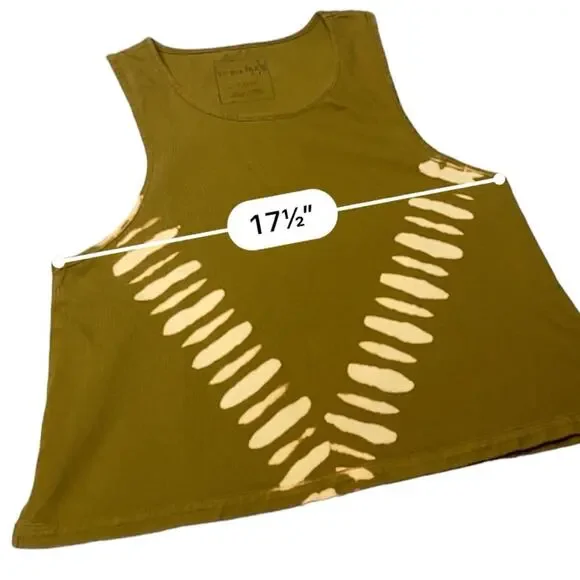 We The Free People Del Rey Tie Dye Tank Top Women XS Boho Festival Grunge Retro - Picture 7 of 10